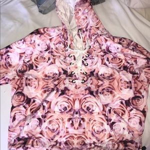 rose cropped windbreaker